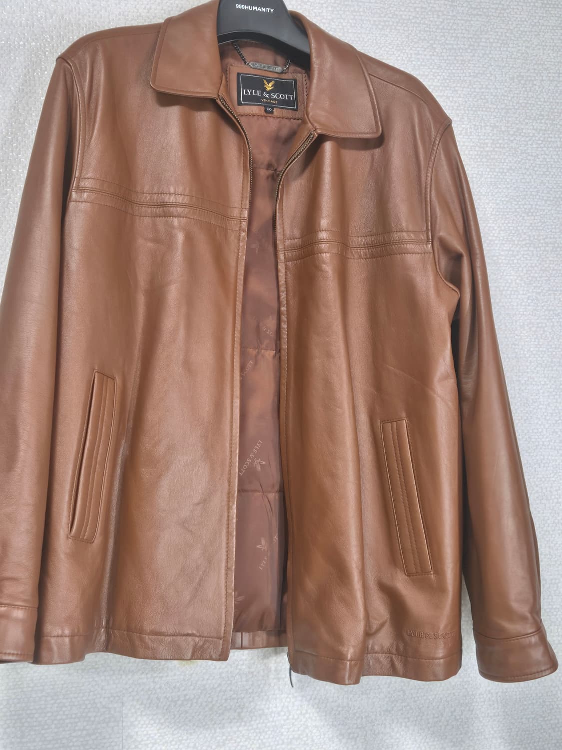 Lyle & Scott 빈티지 가죽자켓 상품이미지1