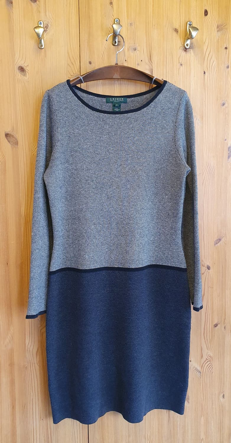 55/슬림66.랄프로렌 와이드라운드 스판원피스 상품이미지2