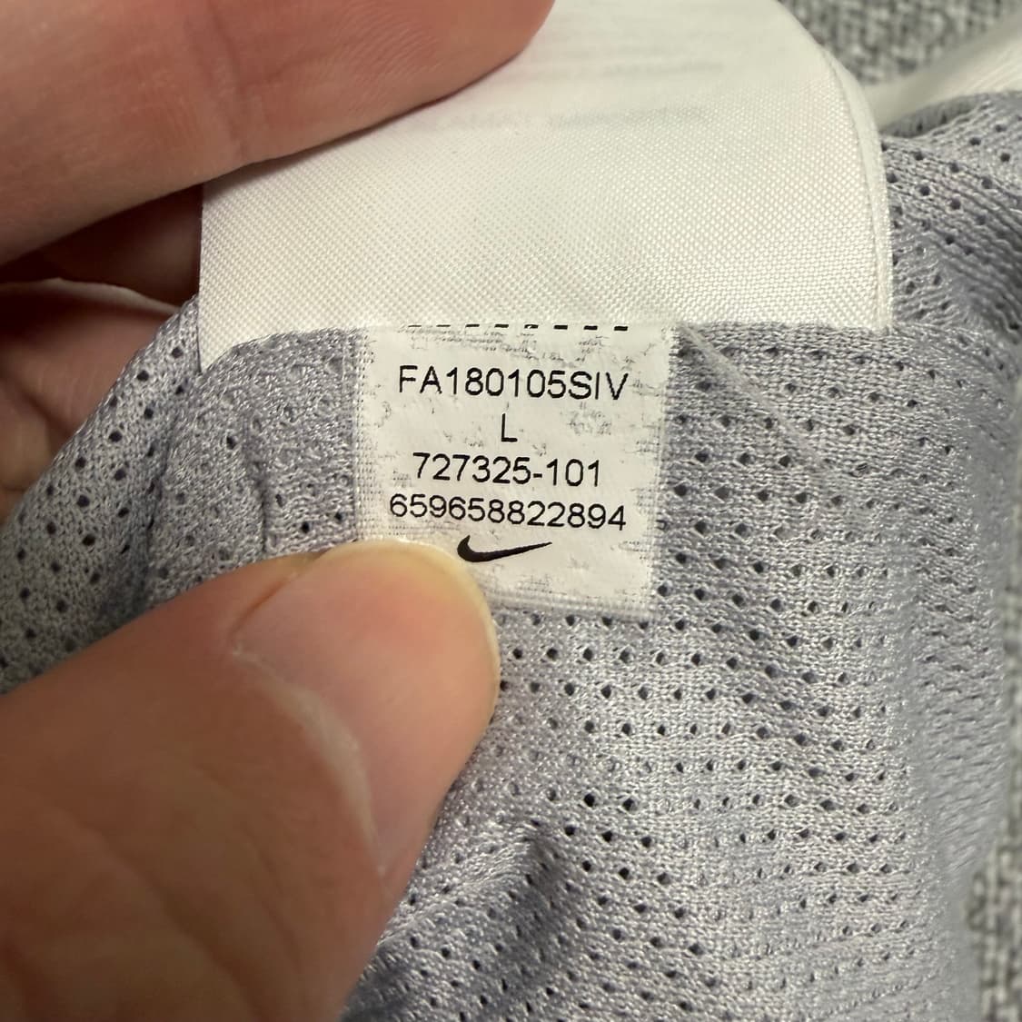 나이키 바람막이 윈드브레이커 L 블랙 화이트 상품이미지5