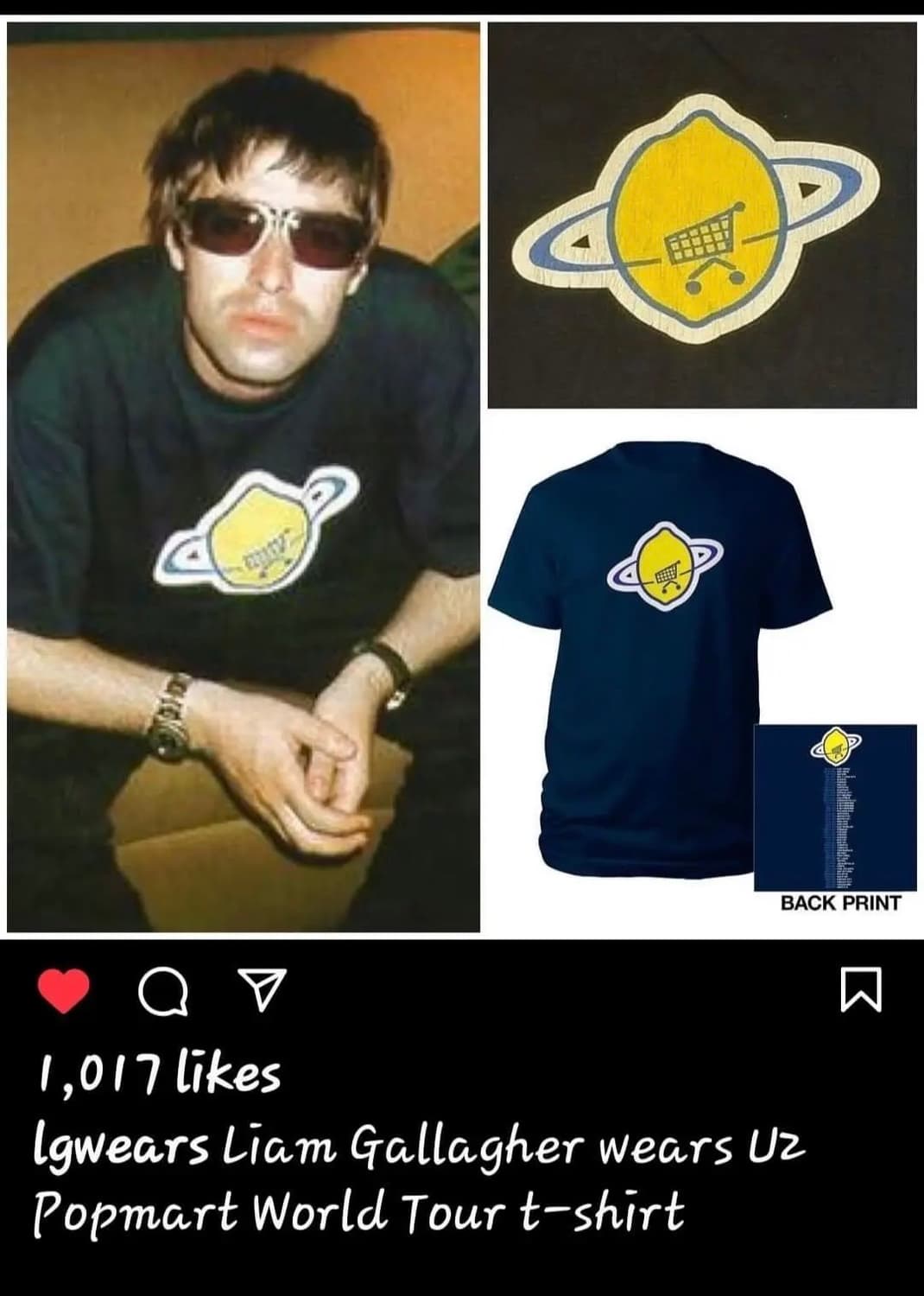 97s U2 popmart tour t-shirt 빈티지 티셔츠 밴드티 상품이미지2