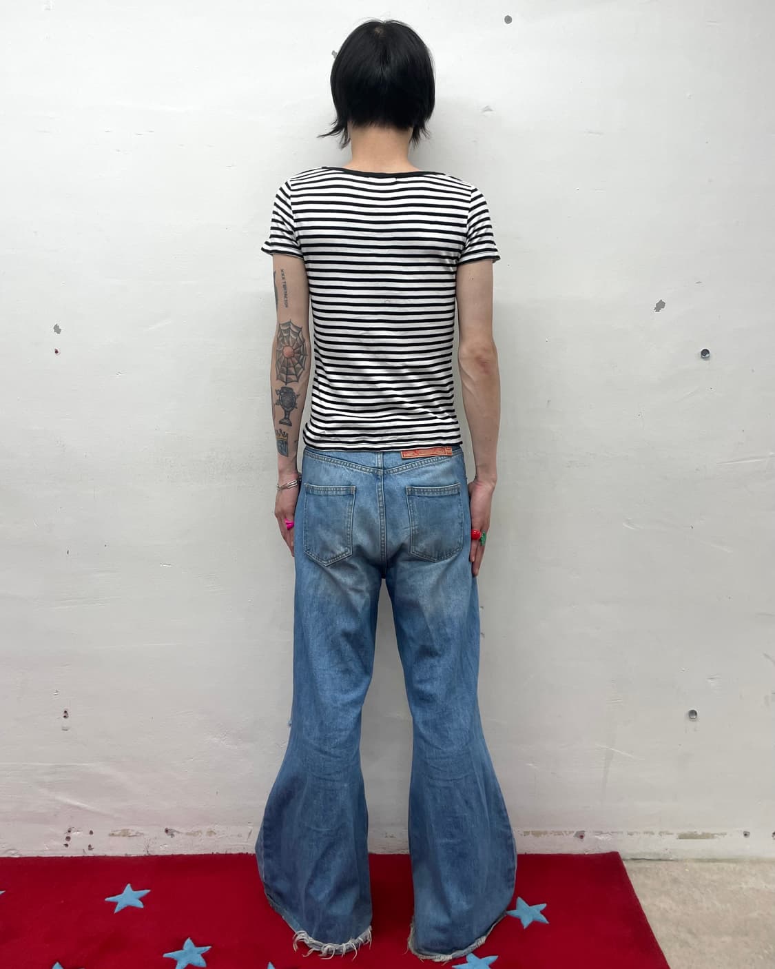 Stripe Silver Spangled T-Shirt  상품이미지5