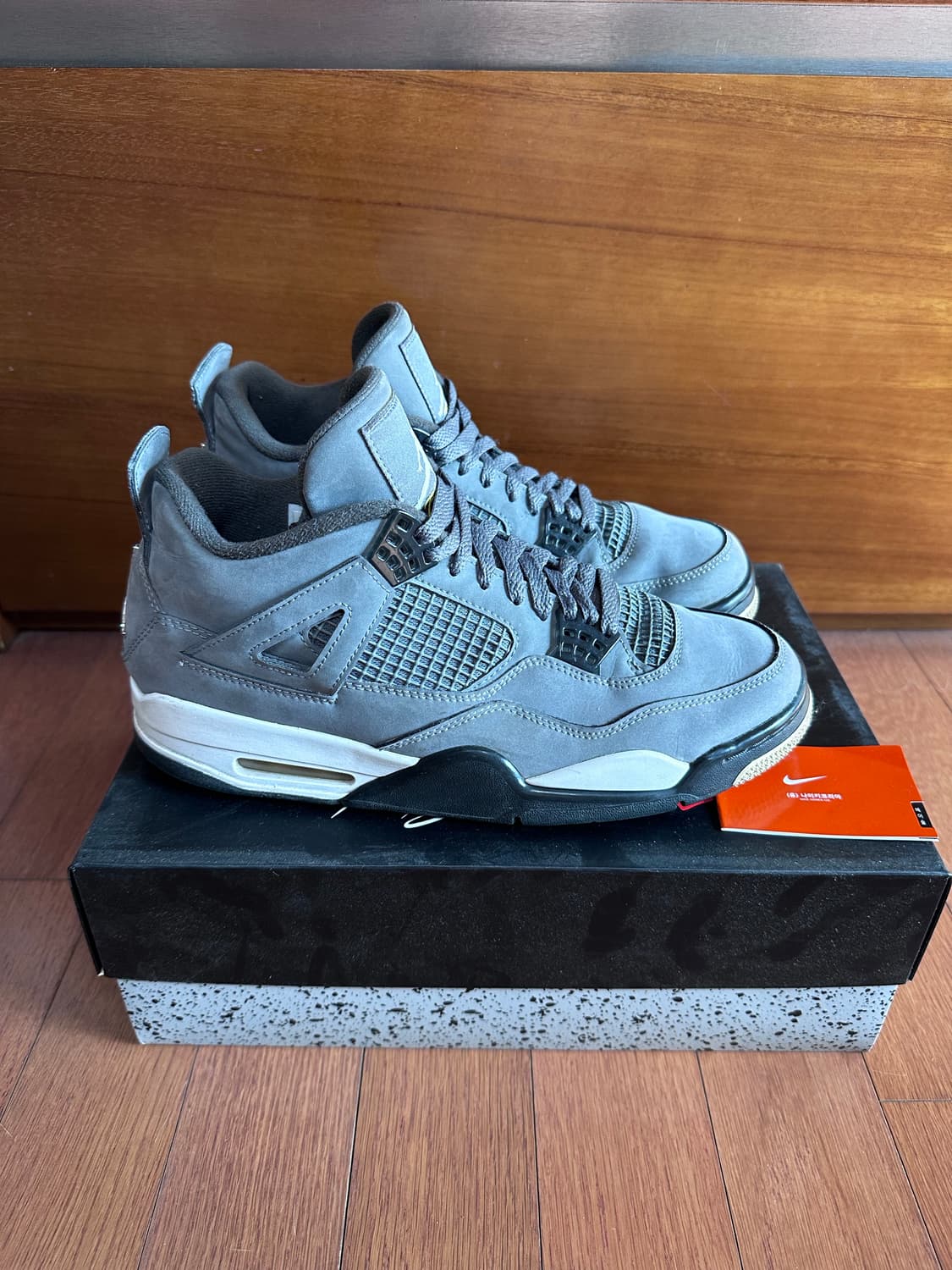 [280] 나이키 에어조던4 레트로 쿨그레이 2019 상품이미지2