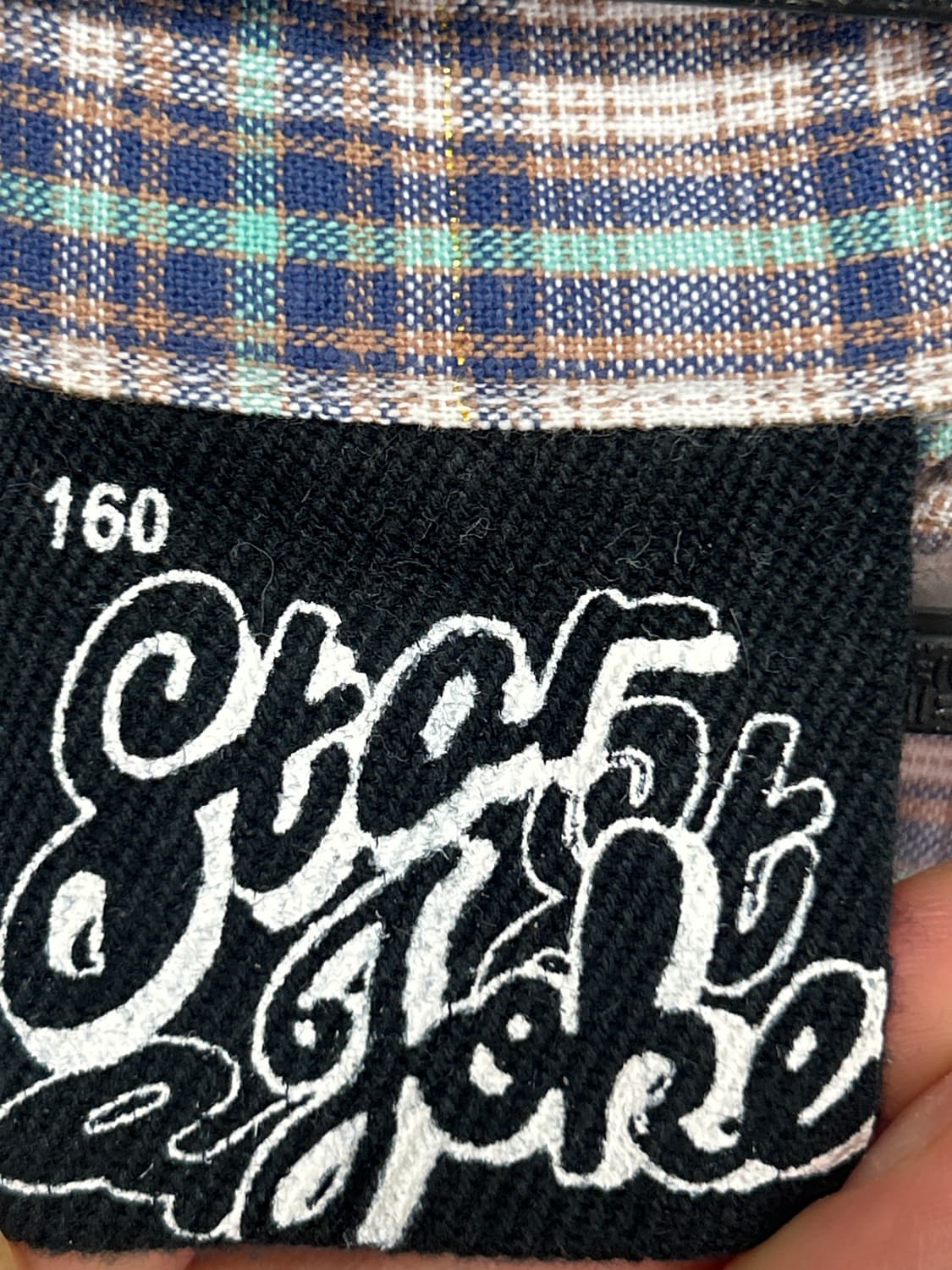 빈티지 체크카라 티셔츠 상품이미지2