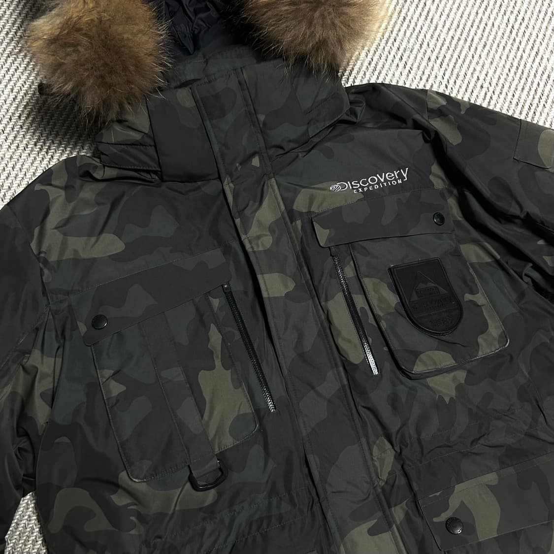 [XL] Discovery 디스커버리 밀포드 카모 다운 패딩 점퍼 상품이미지3