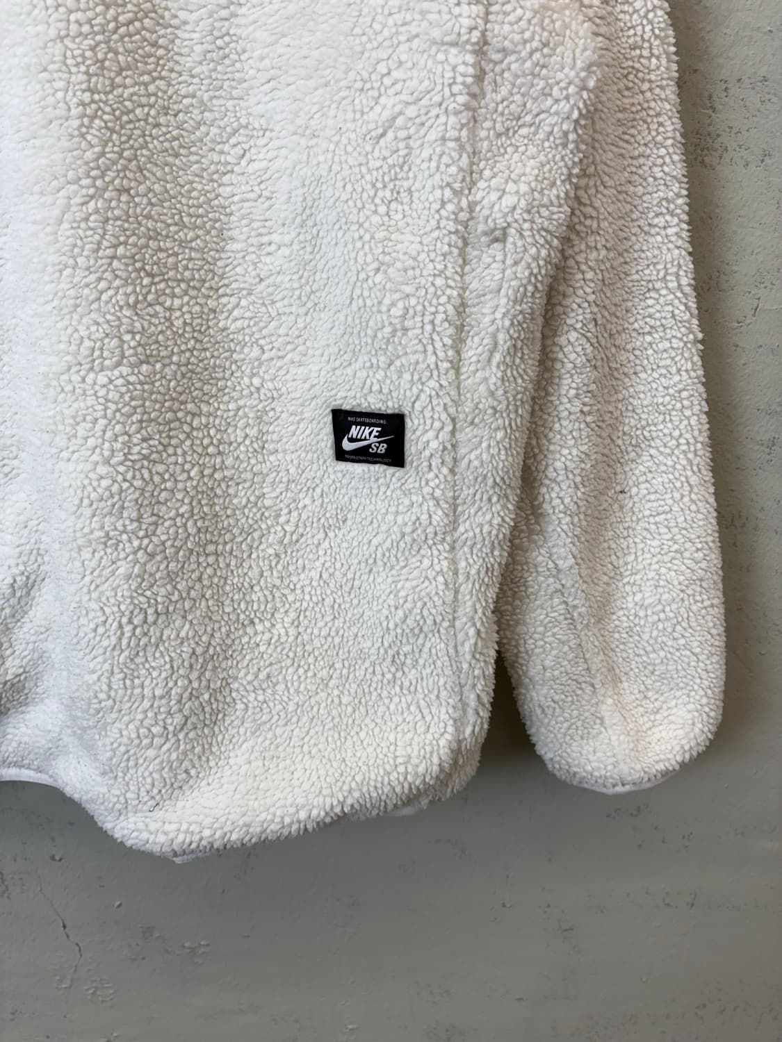 나이키SB 원포켓 테크 양털 후리스 화이트 상품이미지7