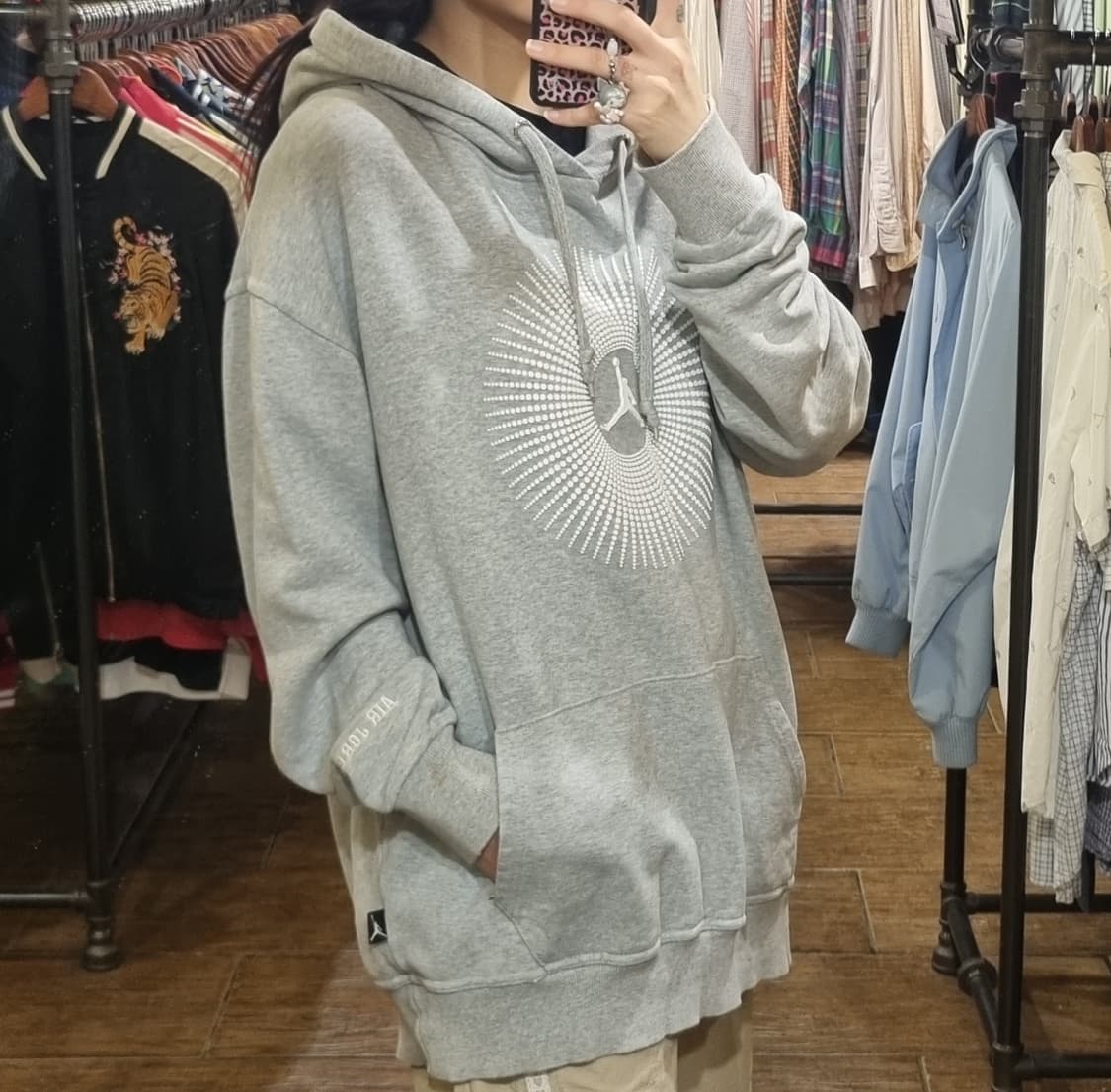 [Hi] nike 나이키 조던 후드티 그레이 상품이미지3