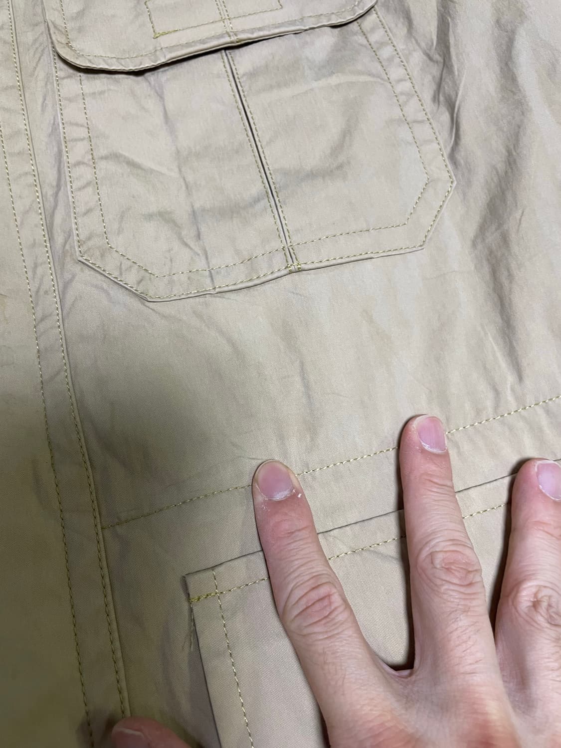 일제 [ixiz] 베이지 사파리자켓 사이즈 105~110 상품이미지8