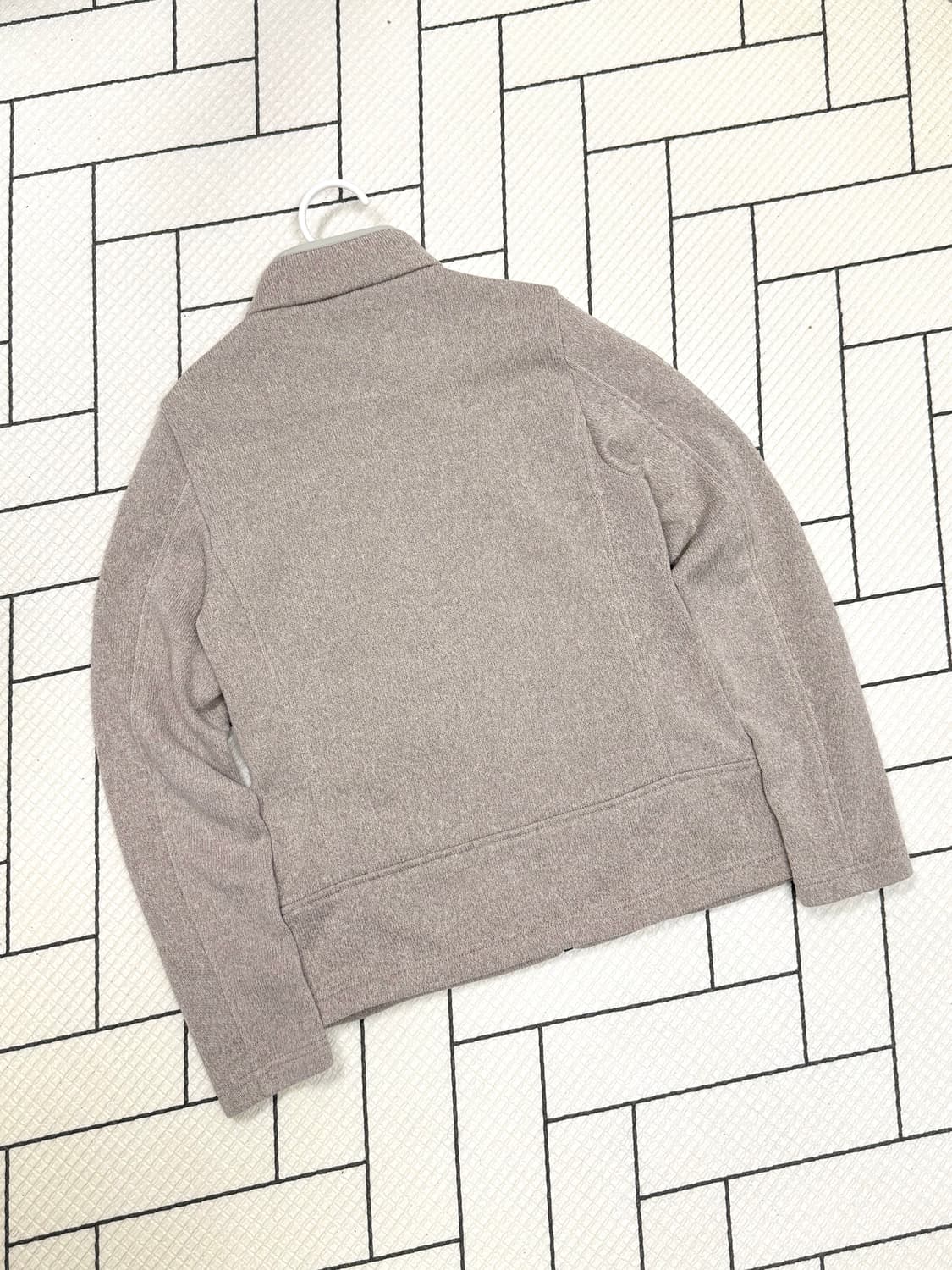 여성 90 S / 내셔널지오그래픽 후리스 집업 베이지 상품이미지5