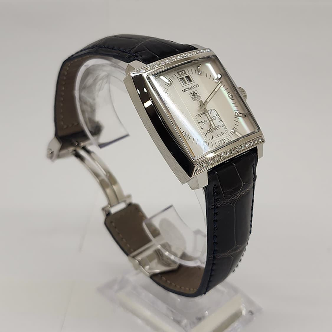 태그호이어 WAW1313 모나코 쿼츠 다이아 37mm 상품이미지3