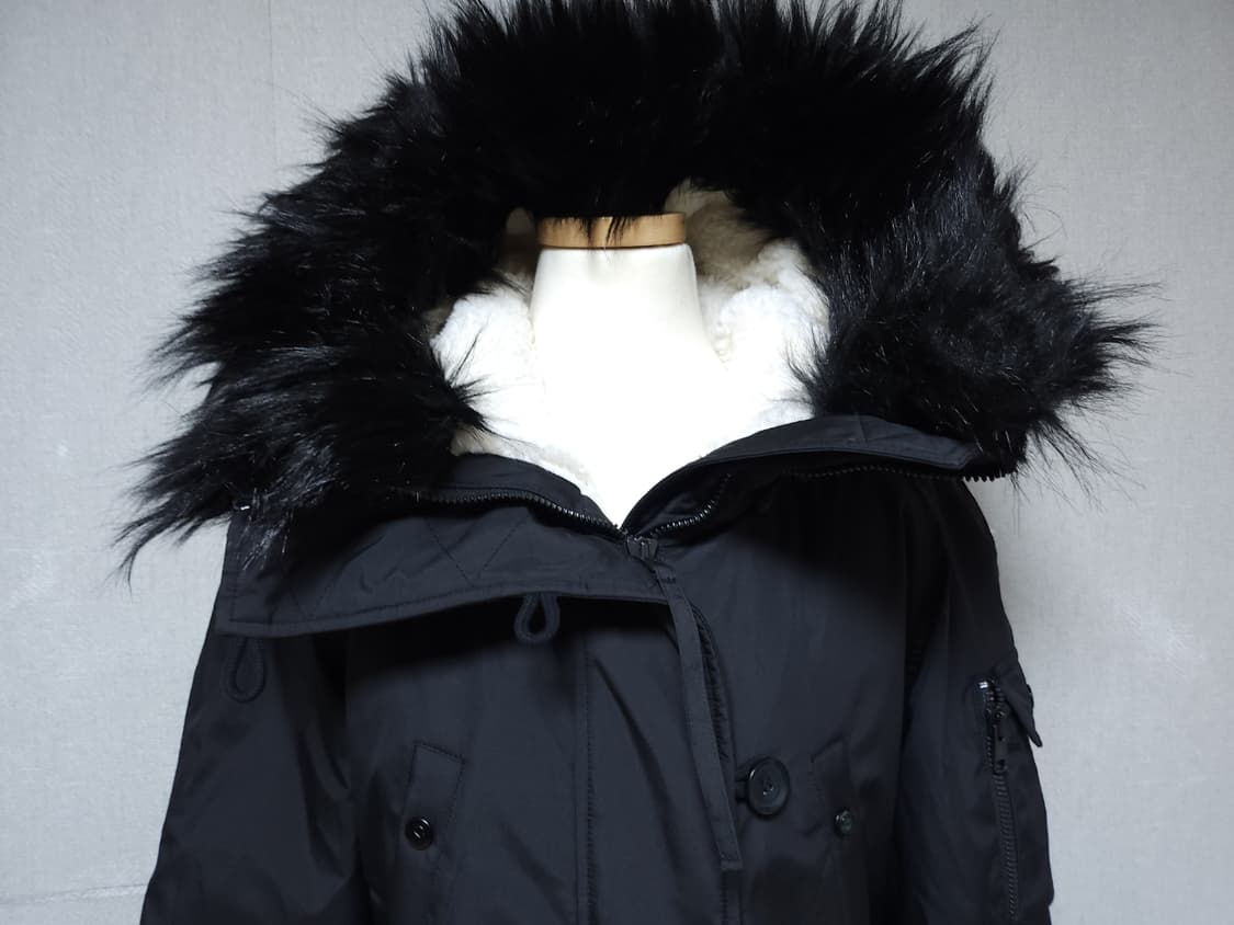 S13 여성패딩 파카 S 새상품 블랙 상품이미지4