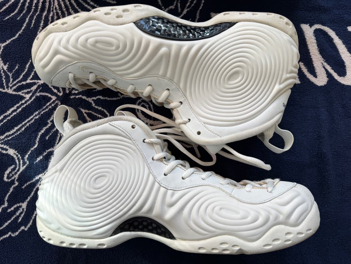 나이키 x 꼼데가르송 옴므 플러스 에어 폼포짓 화이트 NIKE x CDG 상품이미지5