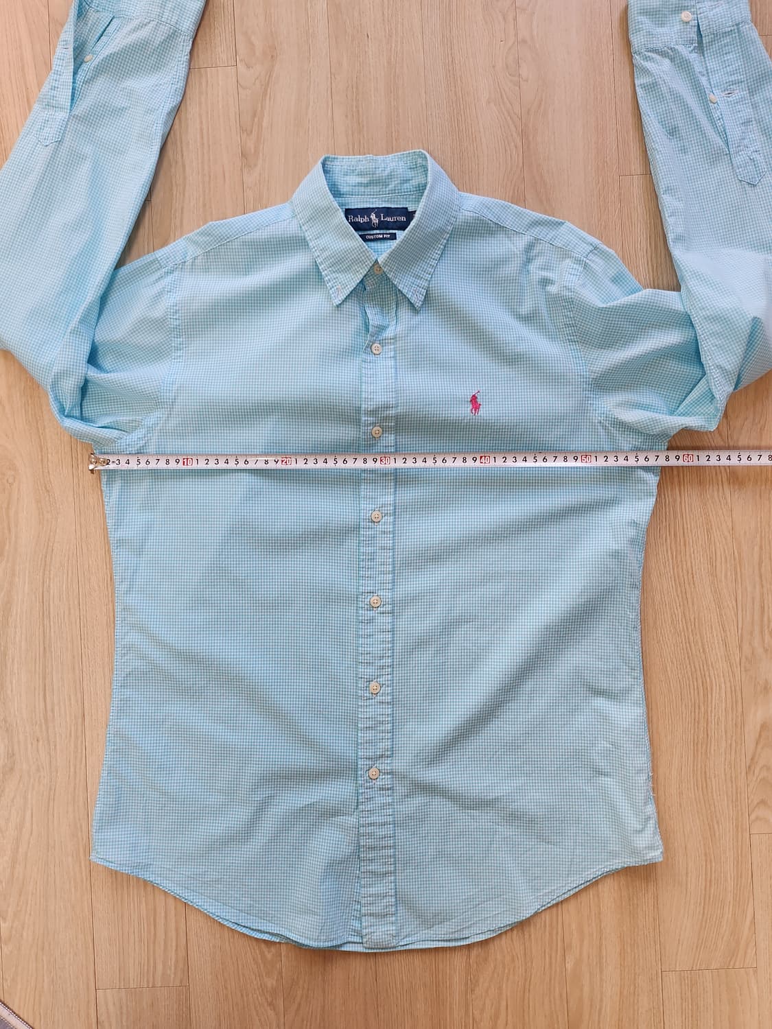 폴로랄프로렌 깅엄체크셔츠 (M 상품이미지5
