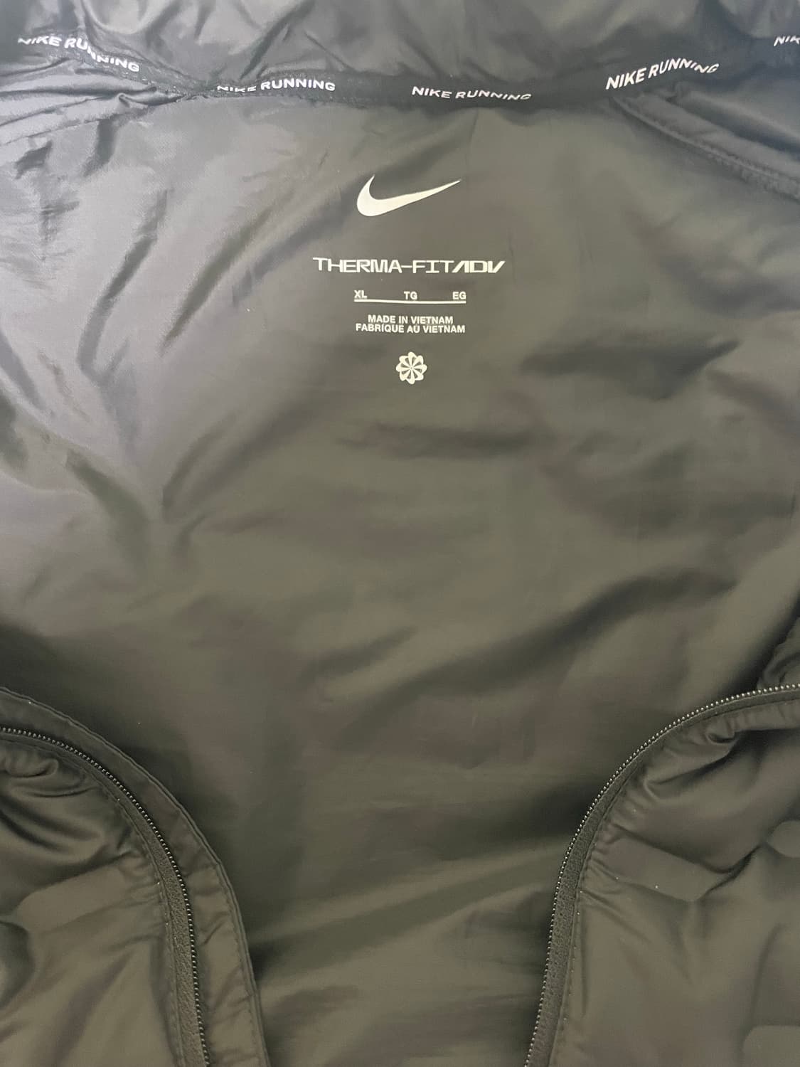 나이키 써마핏 ADV 에어로로프트 리펠 다운 러닝 자켓 블랙 - 아시아 상품이미지4