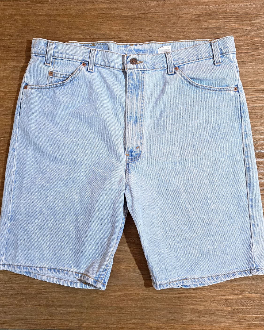 90s 리바이스 505 오렌지탭 데님 쇼츠 USA (Levis) 상품이미지3