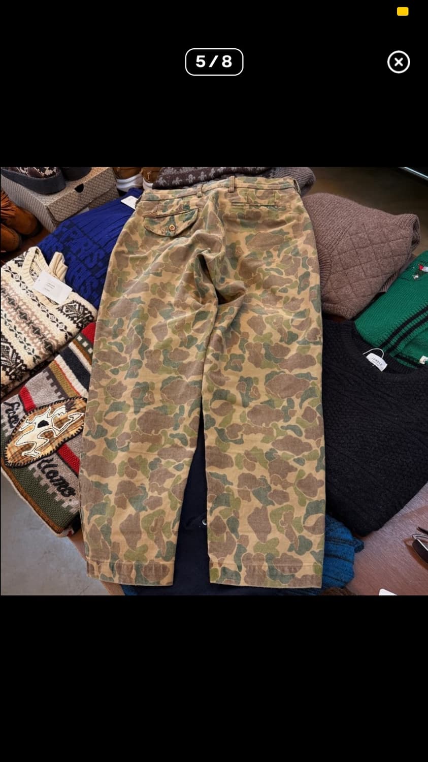 kolor 카모패턴 치노팬츠 상품이미지5