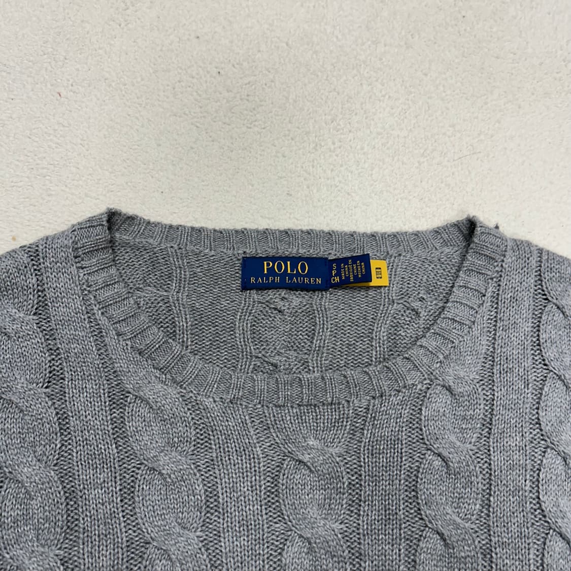 Polo Grey Cable Knit  ⋆ size 상품이미지6