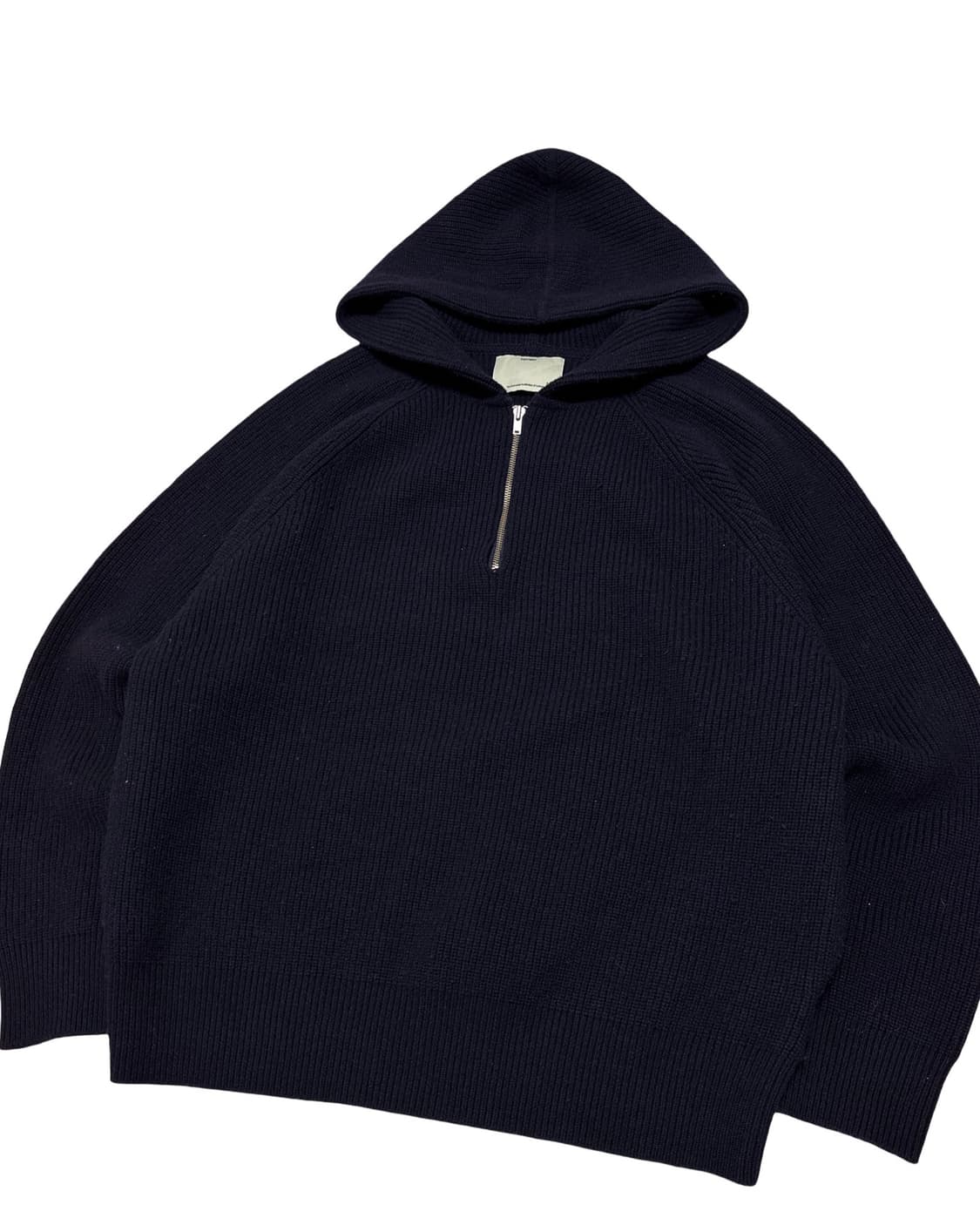 포터리 네이비 니트 후드 2사이즈 상품이미지3
