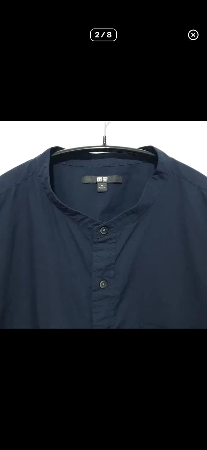 유니클로 헨리넥 셔츠 XL_M1337 상품이미지2