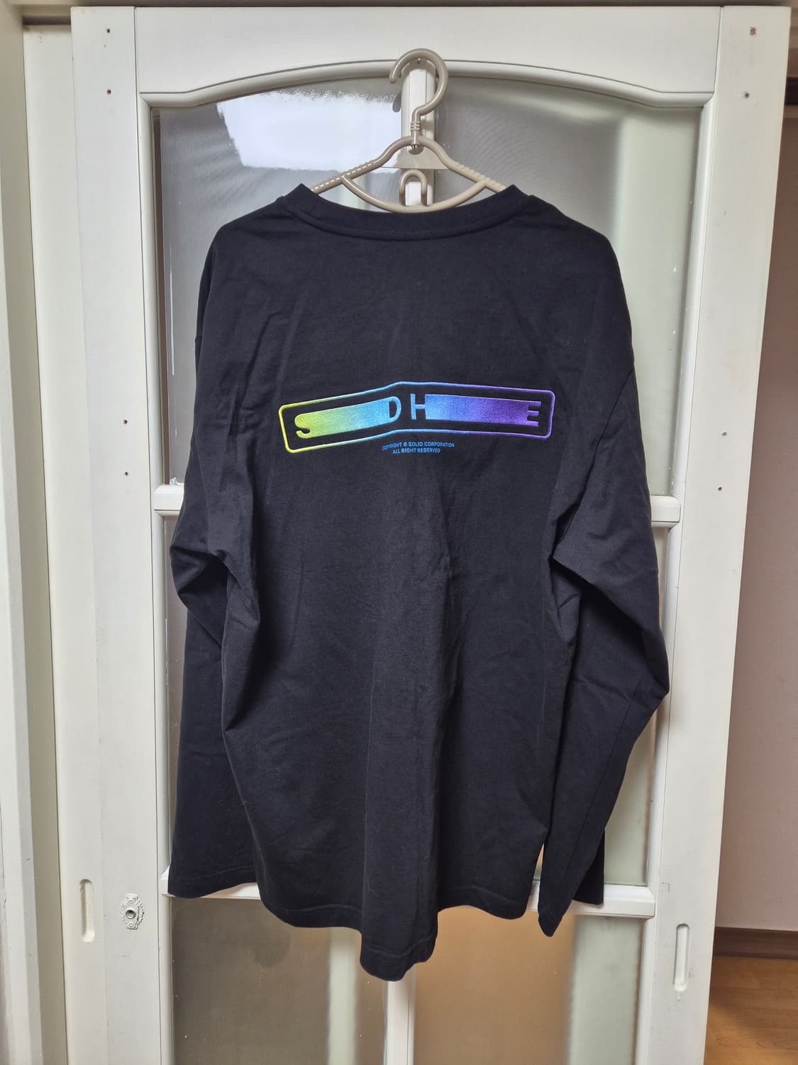 솔리드옴므 백로고 롱슬리브  상품이미지2