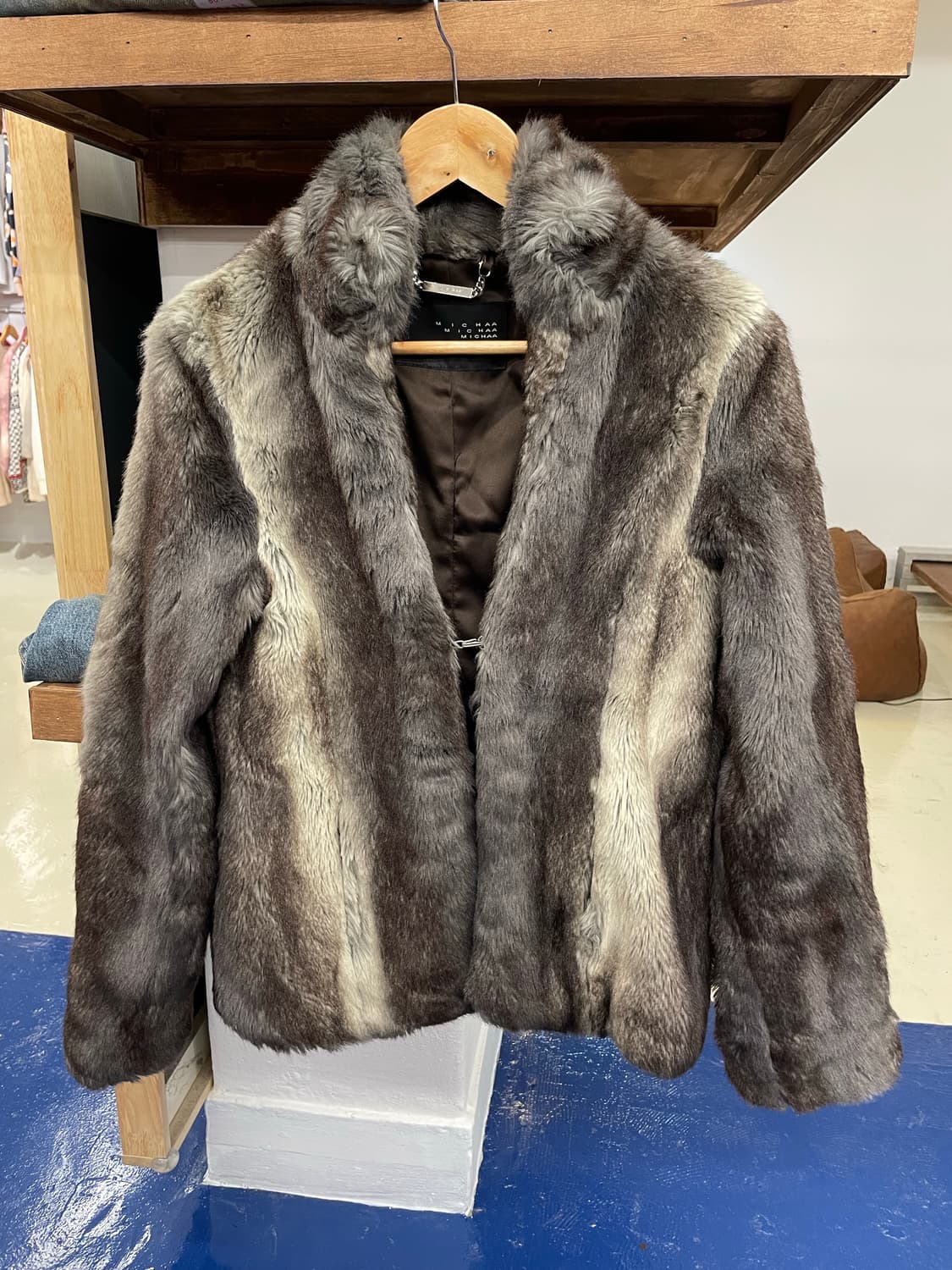 1990s MICHAA 퍼 자켓 상품이미지4