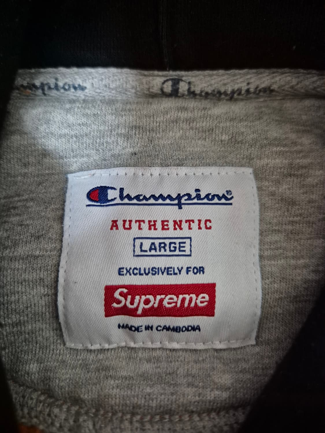 14FW Supreme × Champion Hoodie 슈프림 × 챔피온 상품이미지3