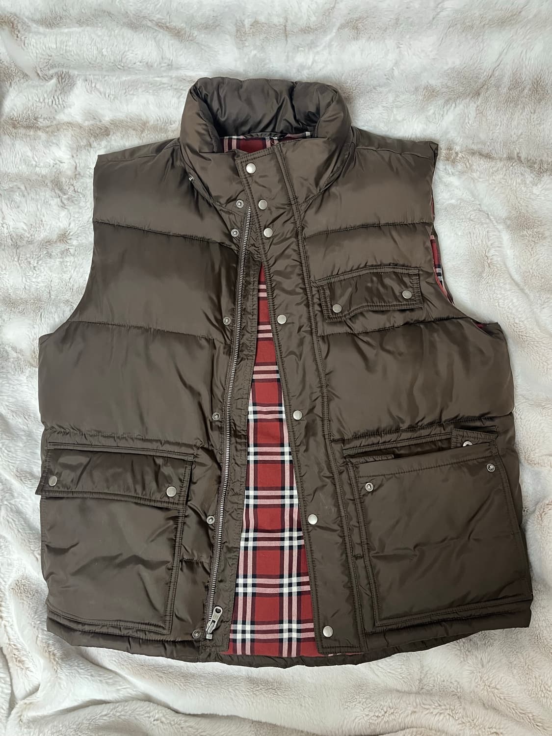 Gap 패딩조끼 브라운 상품이미지1