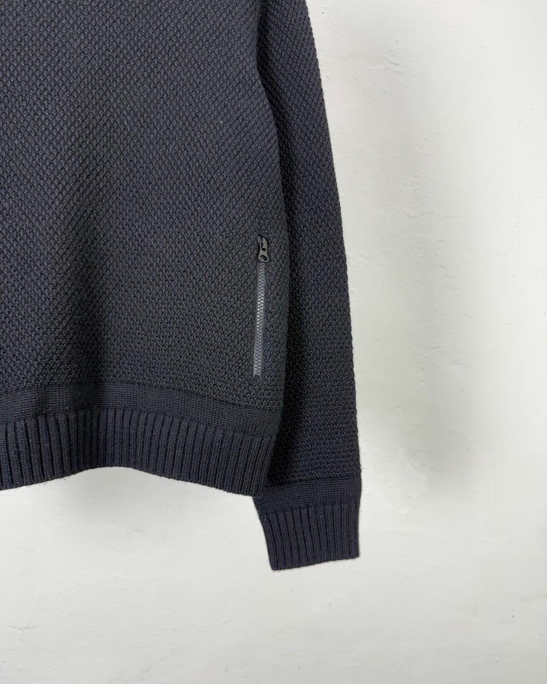 언더커버 13aw 블랙 와프스 투포켓 니트 스웨터 상품이미지5