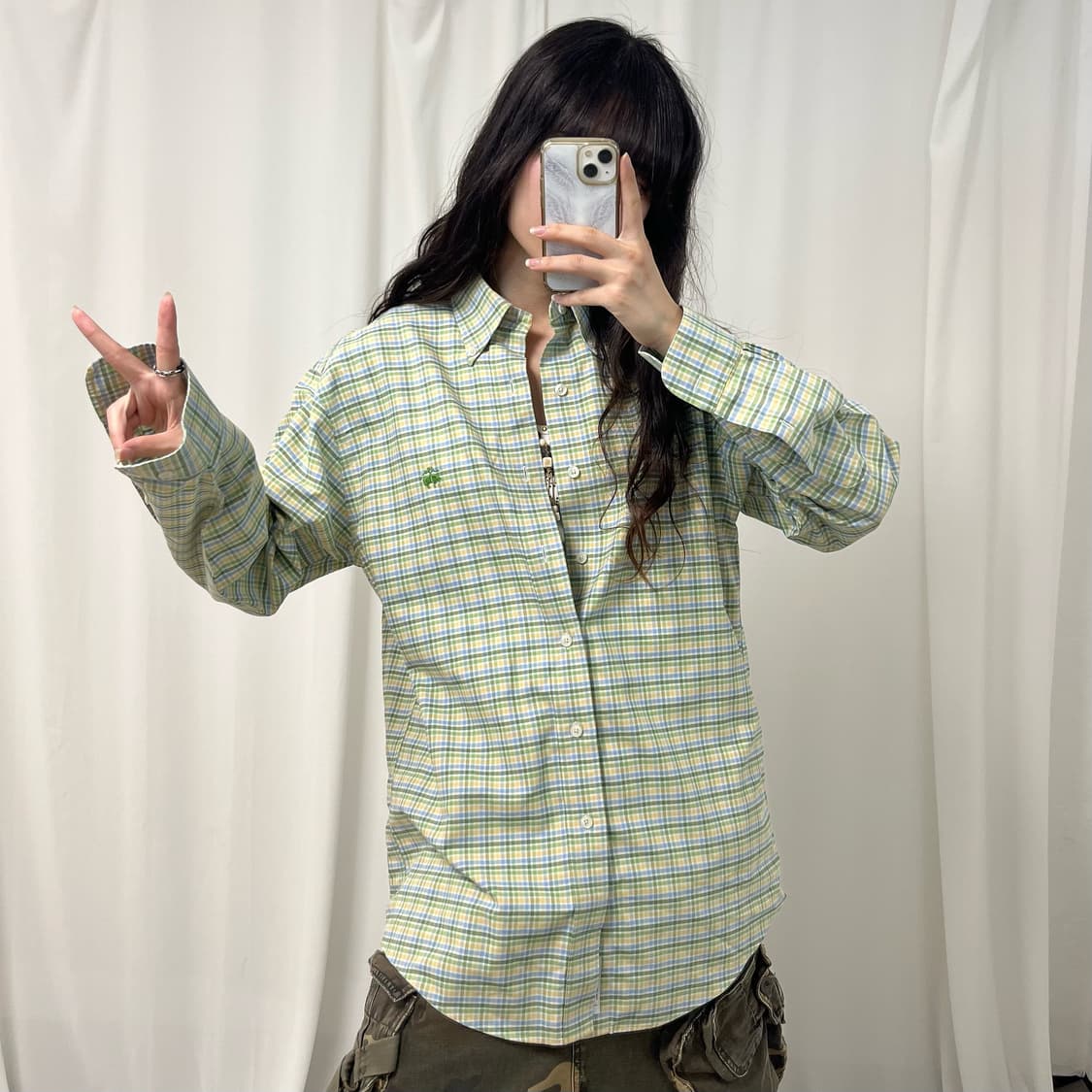 Brooks Brothers green check shirt 상품이미지2