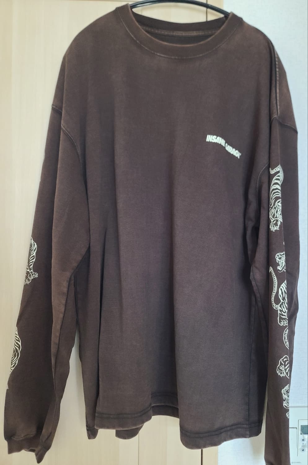 [2] 인세인개러지 타이거 롱슬리브 블랙 상품이미지3