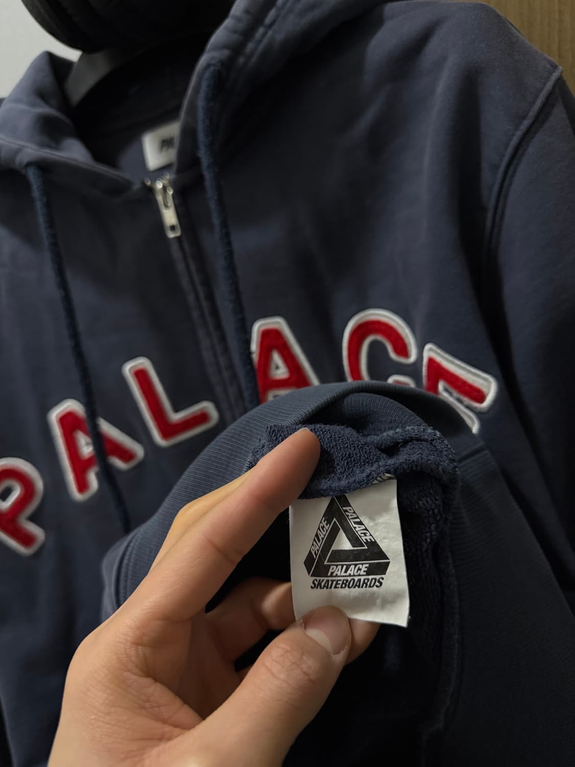 팔라스 [정품] 후드집업 (시세 32만) 아치로고 후드티 L(100ㅡ10 상품이미지4