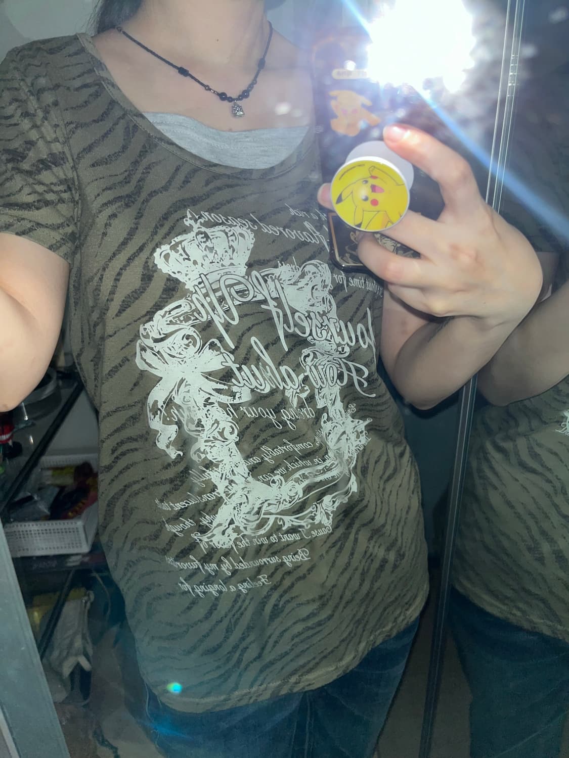 y2k왕관지브라 반팔티 상품이미지1