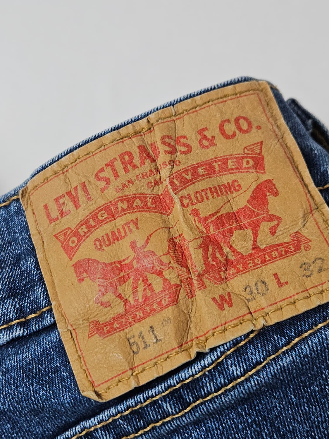 리바이스 511 데님팬츠 청바지 빈티지 진 30 상품이미지6