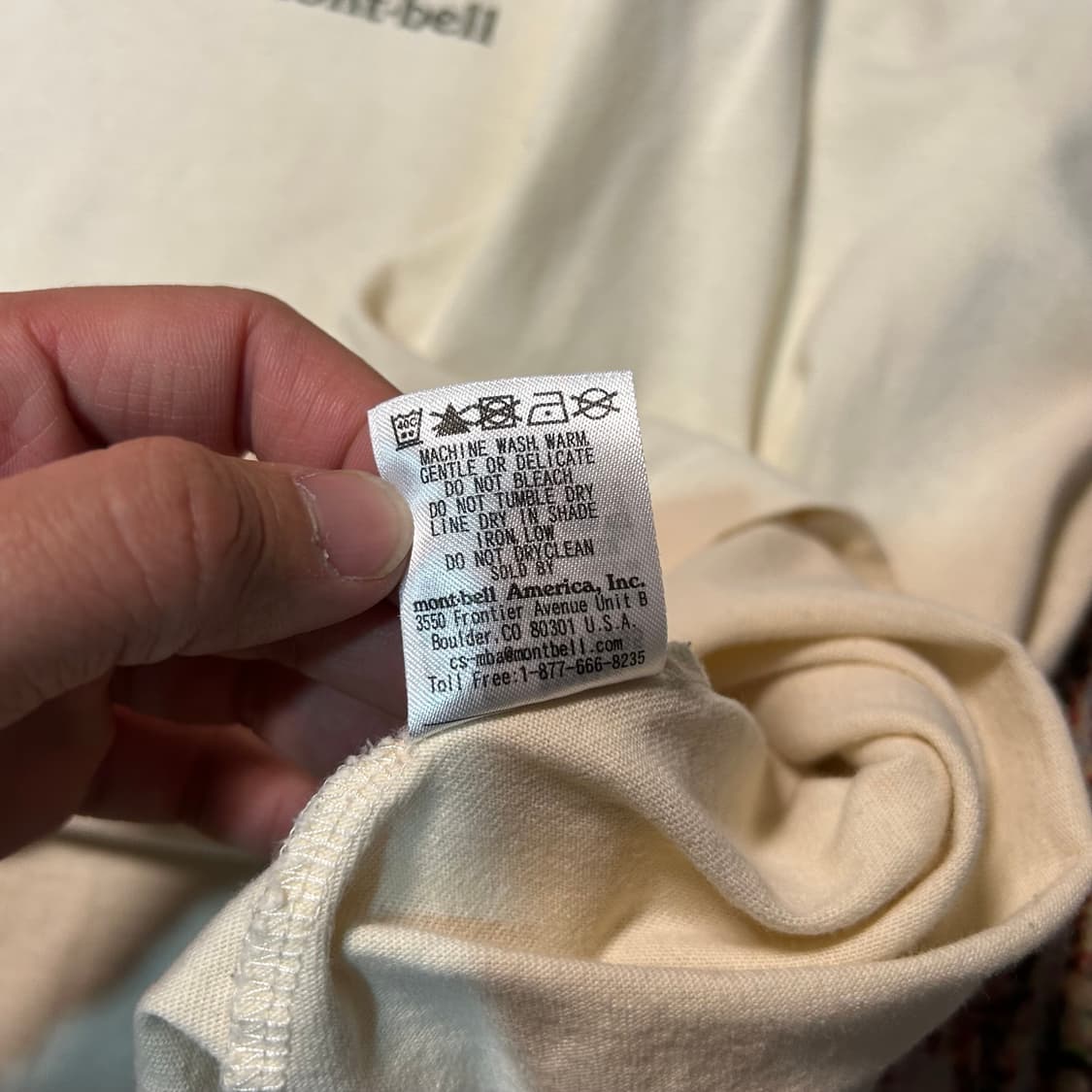 [XL] 몽벨 프린팅 반팔 티셔츠 상품이미지6