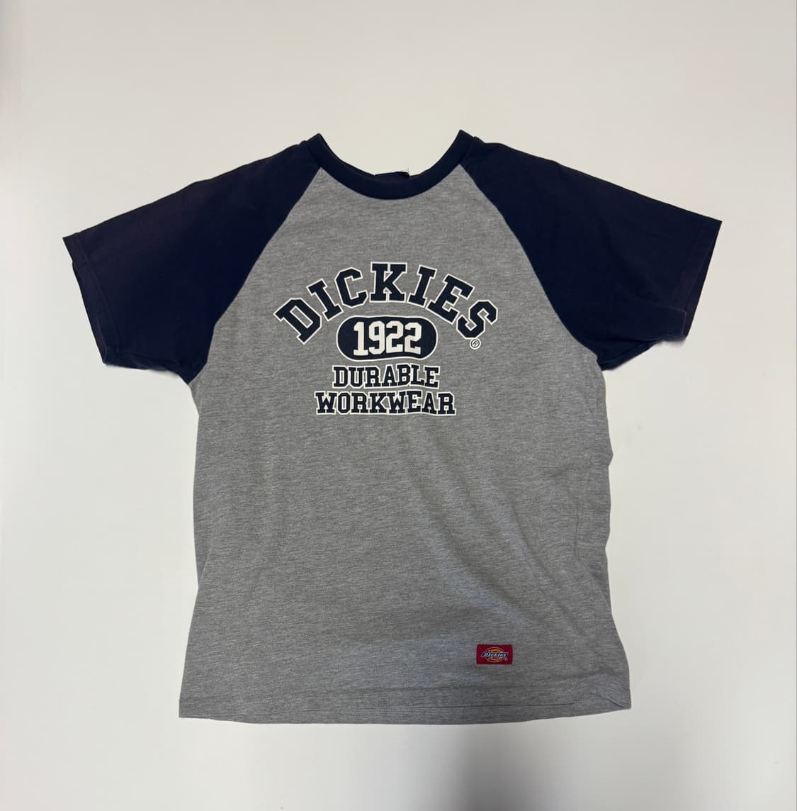 여성 디키즈 Dickies 올드스쿨 나그랑 반팔 티셔츠 네이비 M 상품이미지1