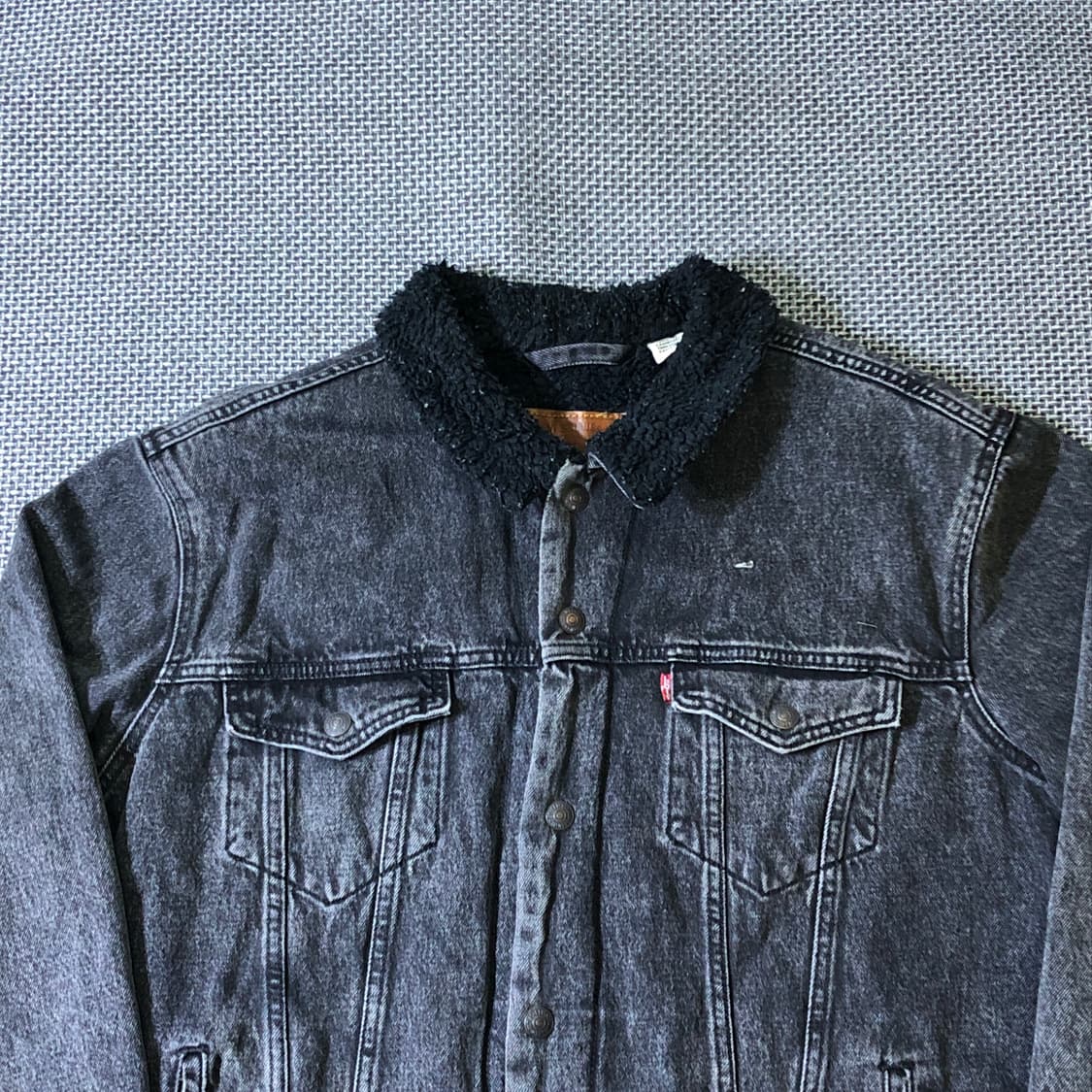 쉐르파 데님 트럭커 자켓 상품이미지2