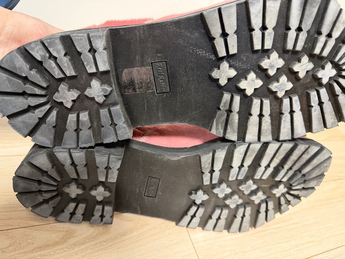 핑크 송치 워커 상품이미지4