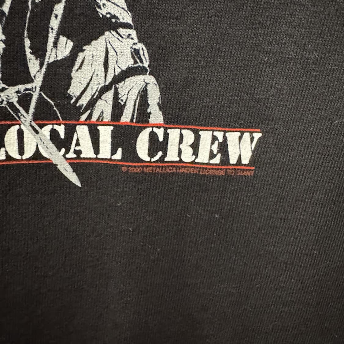2000년 빈티지 메탈리카 Local Crew 티셔츠 상품이미지4