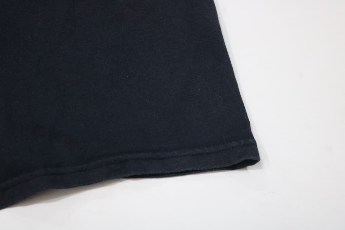 Ghetto 게토 빈티지 그래픽 프린팅 블랙 반팔 티셔츠 (M) 상품이미지4