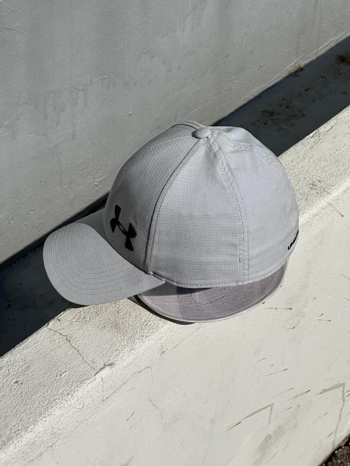 [M-L] 언더아머 로고 그레이 볼캡 모자 상품이미지3