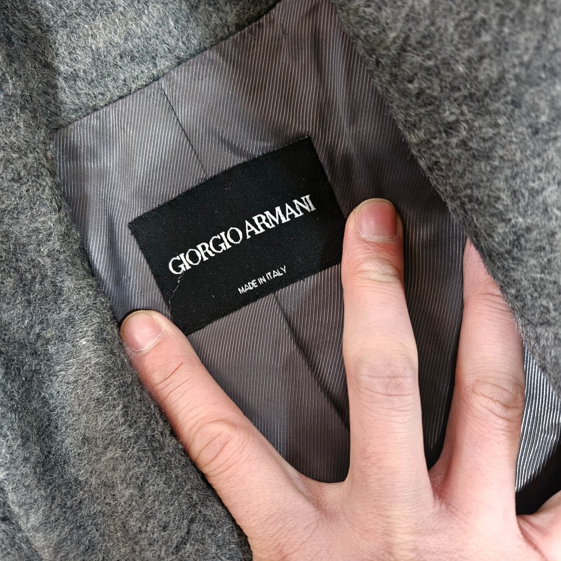 조르지오 아르마니 숏 카라넥 울 코트 6 size 상품이미지6