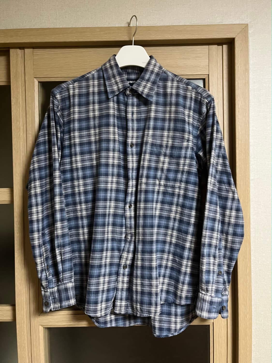 (M) Old Uniqlo Check Shirt 상품이미지1