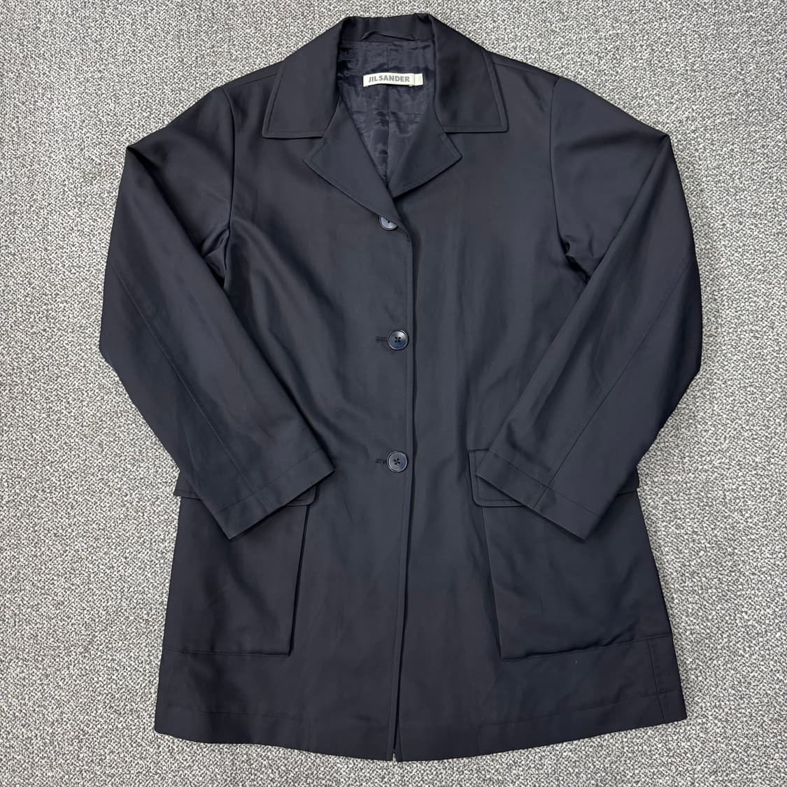 질샌더 코튼 반코트 자켓 상품이미지1