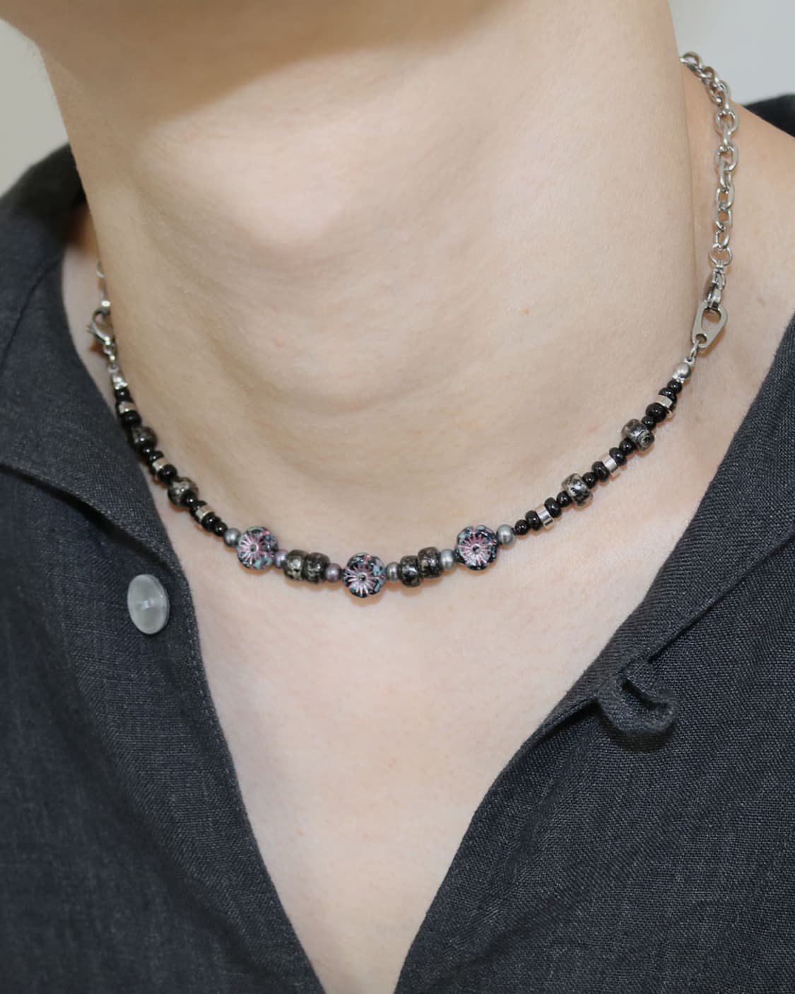 시그니처 체인징 목걸이 (v / black ver) 상품이미지5