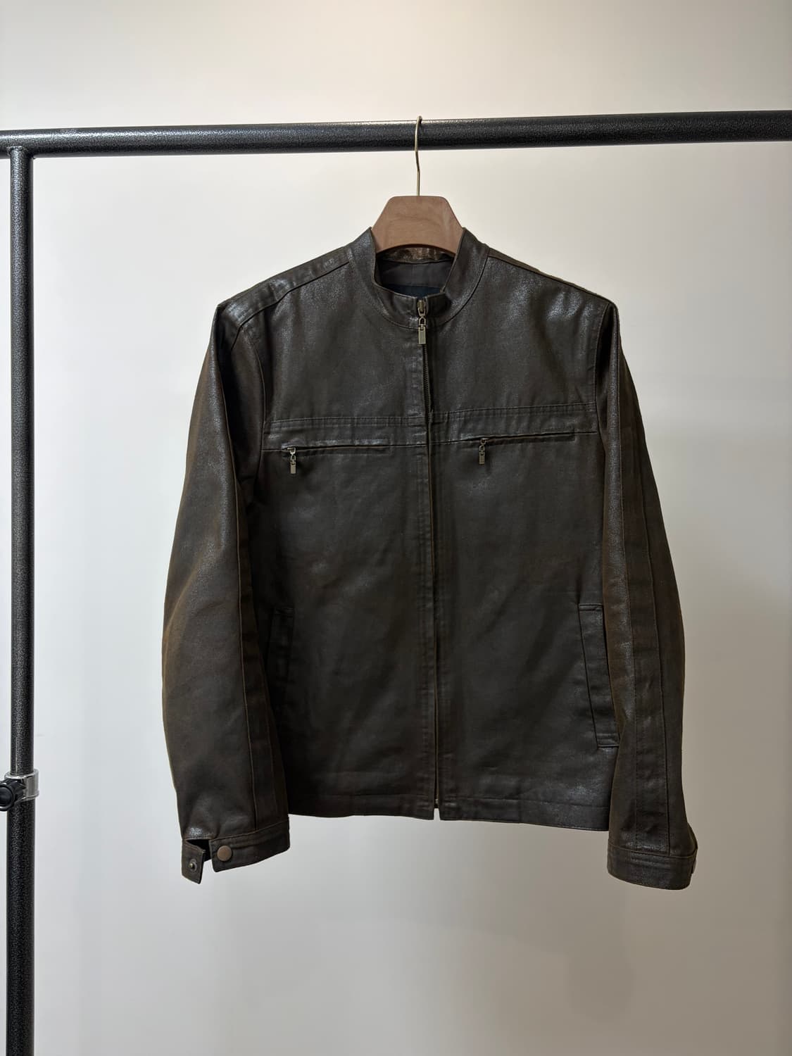 더티 오일 워싱 블루종 자켓 상품이미지1