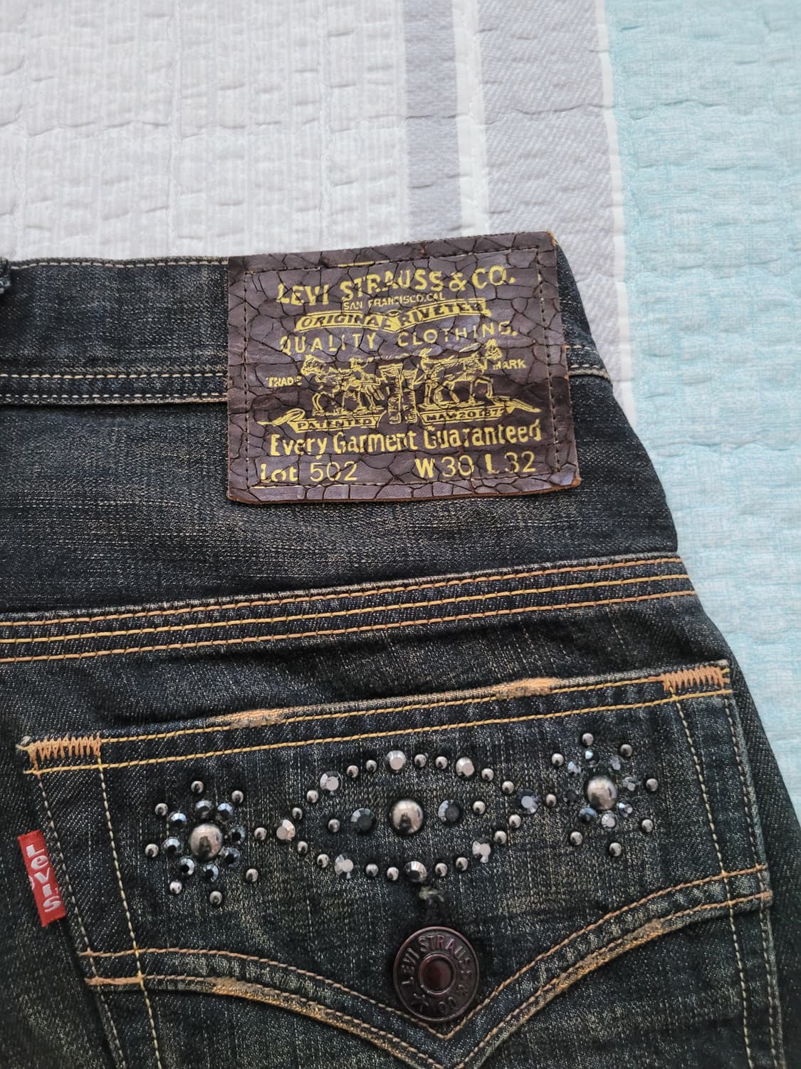 리바이스 재팬 LX 502 럭셔리클래식 빈티지녹워싱진 30사이즈 상품이미지8