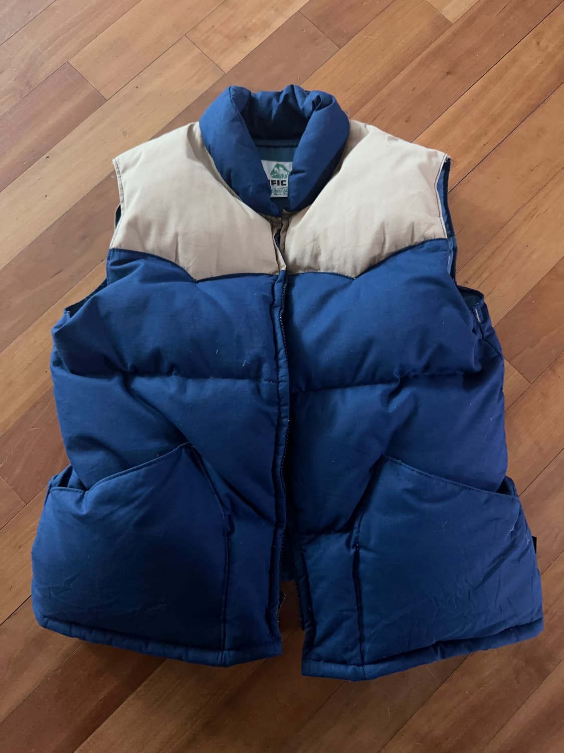 빈티지 패딩 베스트 상품이미지1