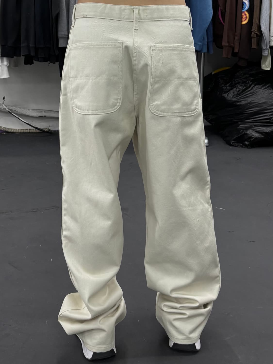 VTG 아이보리 더블니 팬츠 상품이미지4