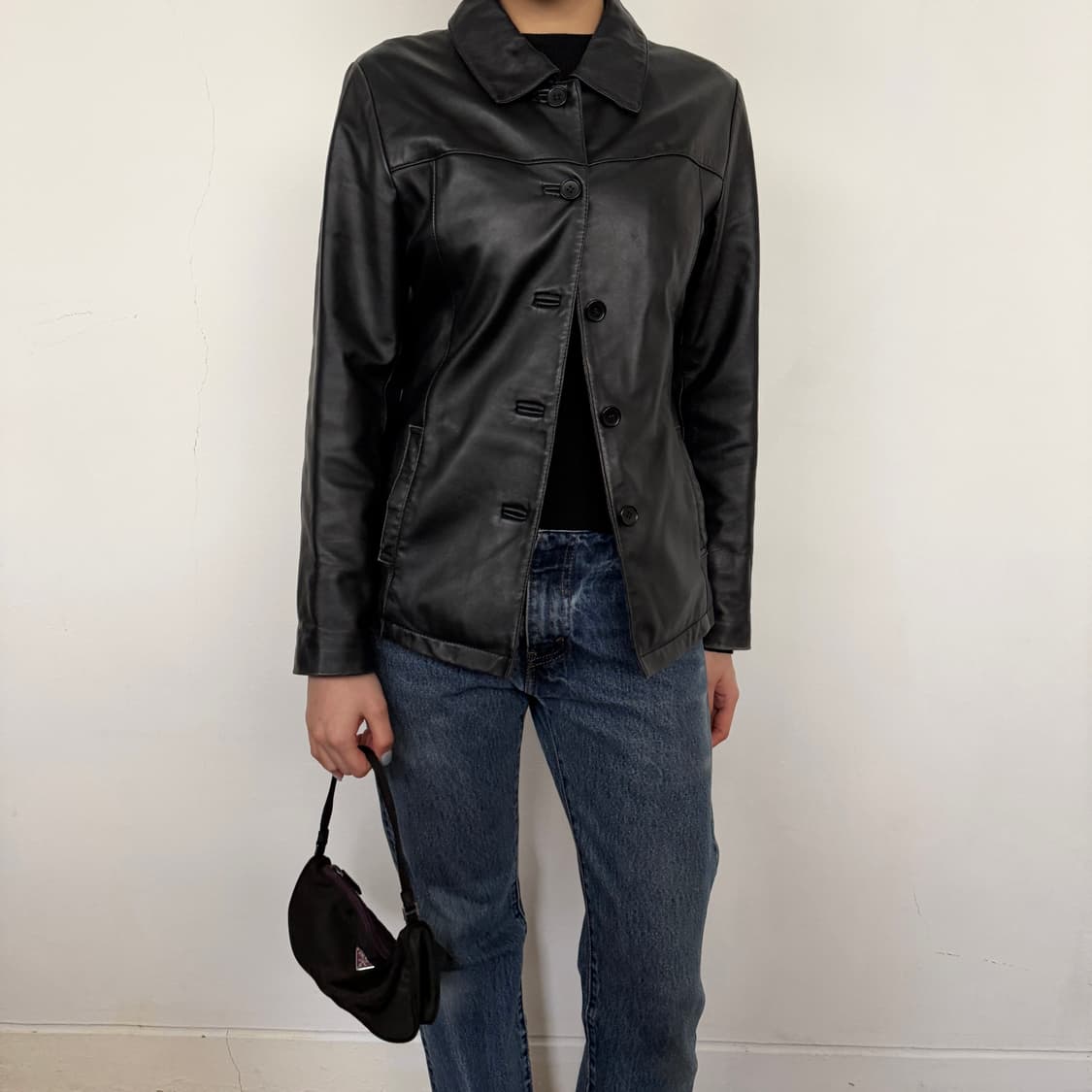 램스킨 Leather Jacket / S 상품이미지7