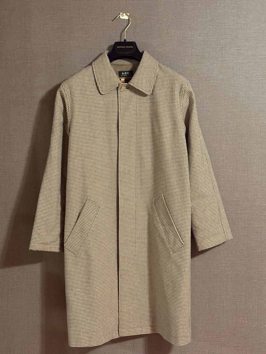 A.P.C. RUE MADAME 체크 코트 XS 상품이미지1