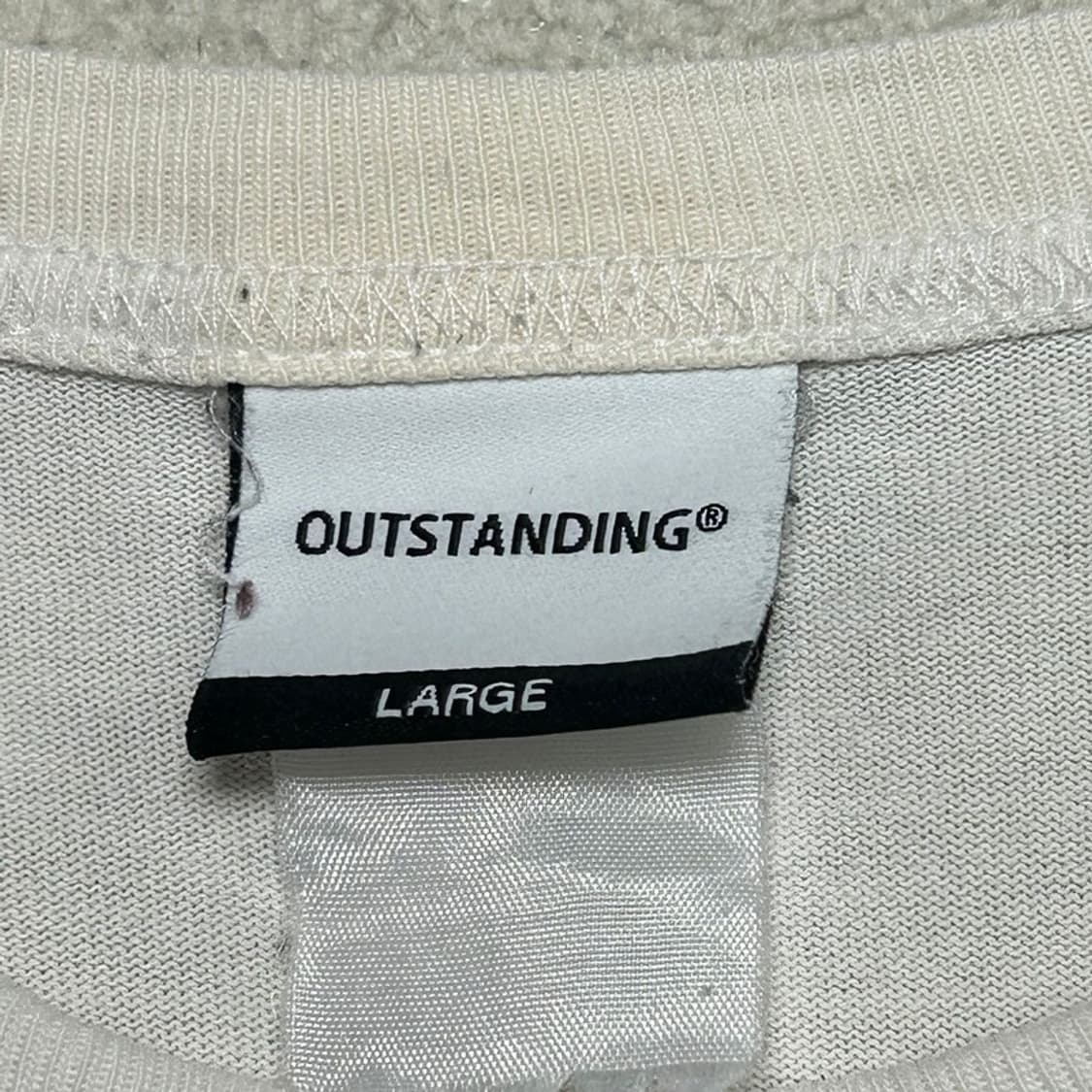 OUTSTANDING 프린팅 반팔티 화이트 L 상품이미지6